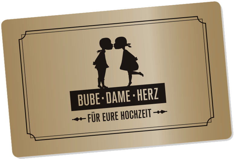 Bube Dame Herz Kundenkarte